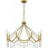 Quoizel AID5030AB Airedale Chandelier 8 lights aged brass Chandelier