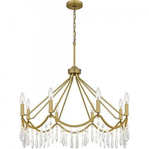 Quoizel AID5030AB Airedale Chandelier 8 lights aged brass Chandelier