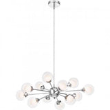 Quoizel PCSB5012C Spellbound 12 light chandelier chrome Chandelier