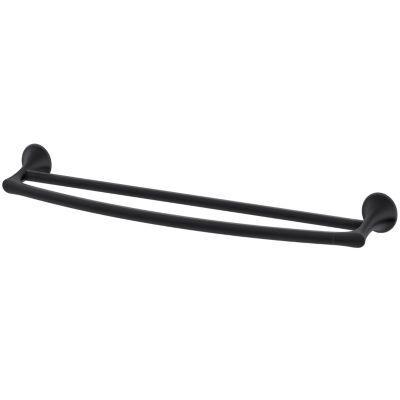 Pfister Matte Black 24" Double Towel Bar BTB-RH2B