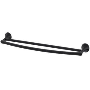 Pfister Matte Black 24" Double Towel Bar BTB-RH2B