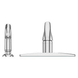 Pfirst Series 1-Handle Kitchen Faucet with Side Spray in Polished Chrome