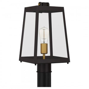 Quoizel AMBL9008WT Amberly Grove Outdoor post 1 light western bronze Outdoor