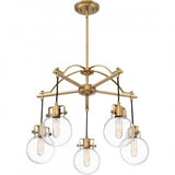 Quoizel SDL5005WS Sidwell 5 light chandelier weathered brass Chandelier