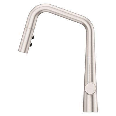 Spot Defense Stainless Steel 1-handle Pull-down Kitchen Faucet