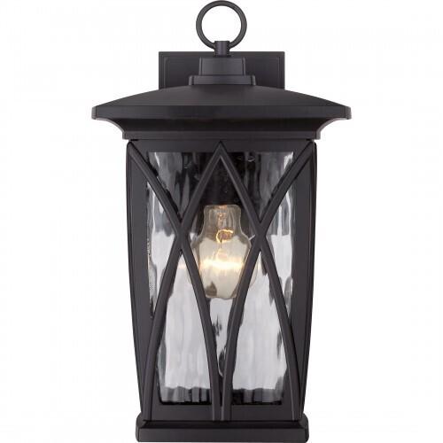Quoizel GVR8408K Grover Outdoor wall mystic black Outdoor Lantern
