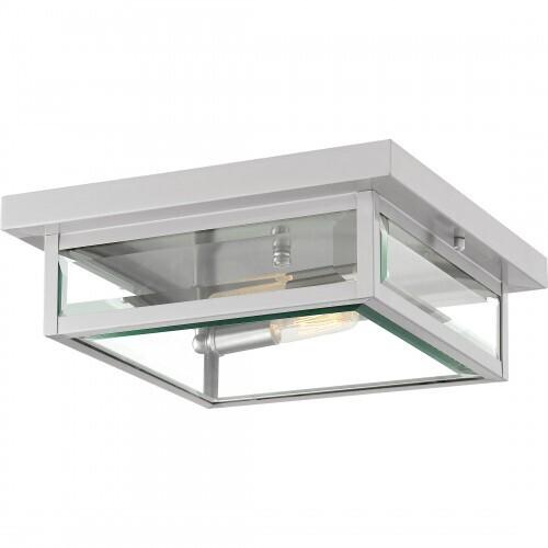 Quoizel WVR1312SS Westover Flush mount 2 lights stainless steel Flush Mount