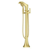 Pfister Brushed Gold Tub Filler With Hand Shower