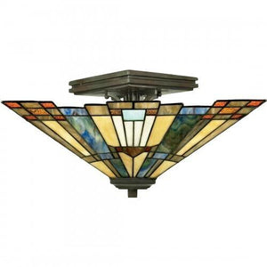Quoizel TFIK1714VA Inglenook Semi flush tif  vltn brnz Semi-Flush Mount