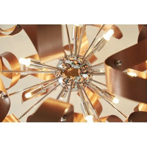 Quoizel RBN2823SG Ribbons Pendant satin copper  23"d Pendant