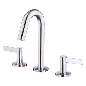 Gerber D303130 Chrome Amalfi Two Handle Widespread Lavatory Faucet