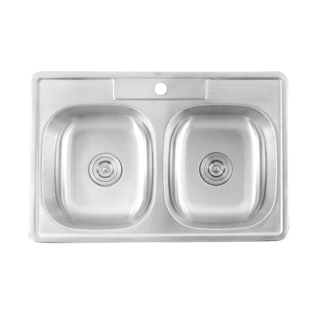 Lenova Ss-tm-33818-1h / Drop In Kitchen Sink 33" X 22" X 8
