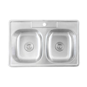 Lenova Ss-tm-33818-1h / Drop In Kitchen Sink 33" X 22" X 8