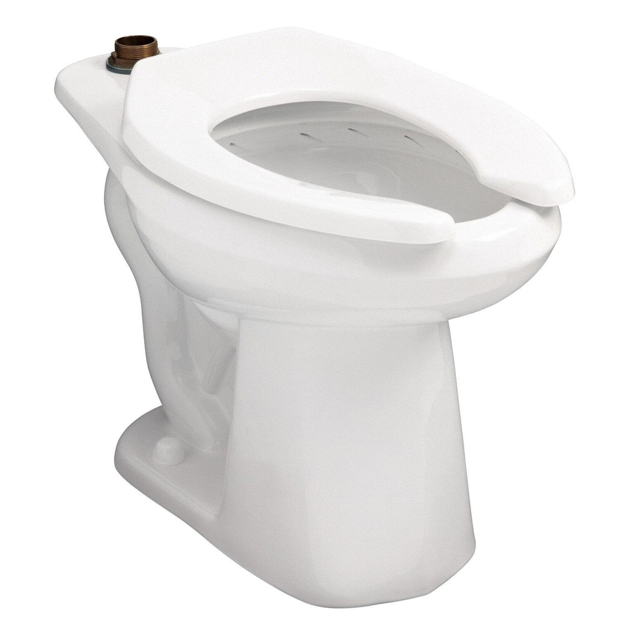 Gerber G0025733 White North Point 1.28 or 1.6 Gpf Elongated Ergoheight Top Spud Bowl