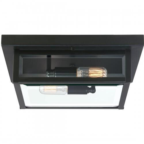 Quoizel WVR1312EK Westover Flush mount 2 lights earth black Flush Mount