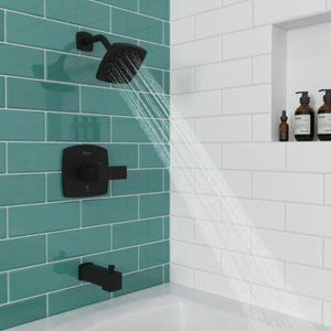 Pfister Black Deckard 1-handle Tub & Shower, Trim Only LG89-8DAB