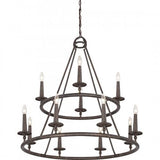 Quoizel VYR5012ML Voyager Chandelier 12 light malaga Chandelier