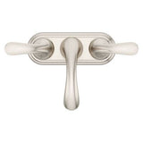 Pfirst Series 2-Handle 4" Centerset Bathroom Faucet in Brushed Nickel