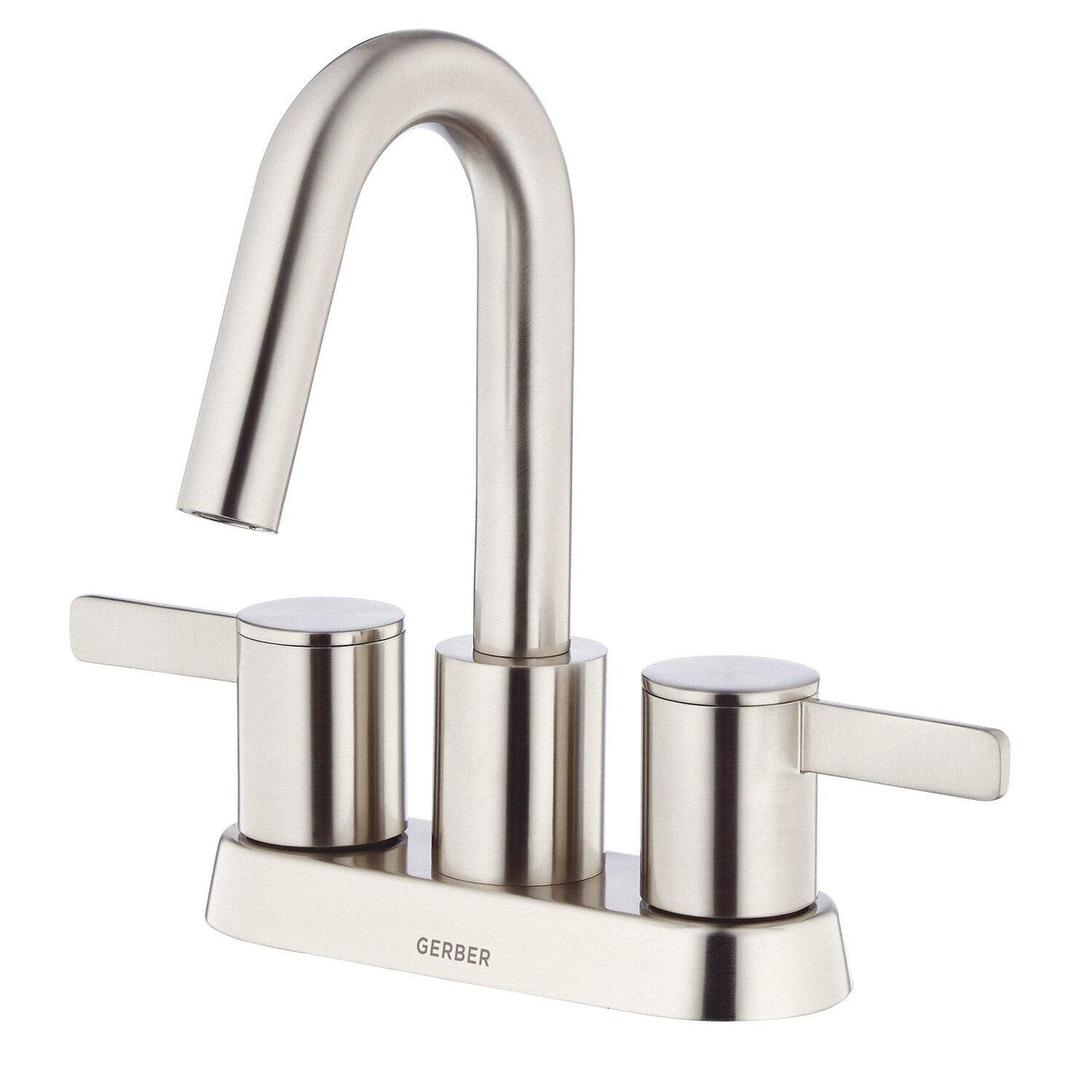 Gerber D301130BS Satin Black Amalfi Two Handle Centerset Lavatory Faucet