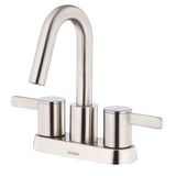 Gerber D301130BN Brushed Nickel Amalfi Two Handle Centerset Lavatory Faucet