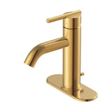 Gerber D225258BN Parma Single Handle Bathroom Faucet With Metal Pop-up Drain - BR...