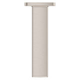 Squared Non-Diverting Tub Spout in PVD Brushed Nickel