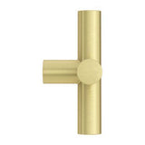 Tenet Single Shower Cross Handle in Brushed Gold