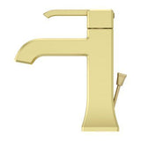 Park Avenue Single Control 4" Centerset Bathroom Faucet in Brushed Gold