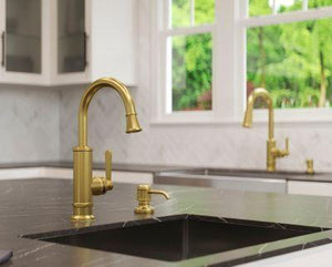 Pfister Brushed Gold 1-handle Bar & Prep Faucet GT72-TDBG