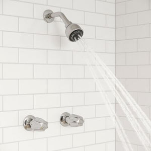 Polished Chrome Pfister 2-handle Shower With Metal Verve Knob Handle LG07-3120