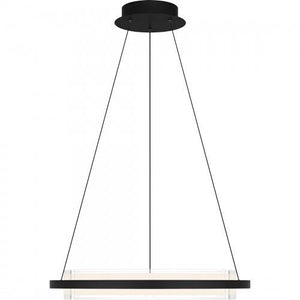 Quoizel PCMLK2820MBK Malik Pendant led light matte black Pendant
