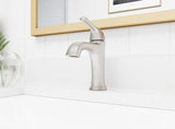 McAllen Single-Control Bathroom Faucet in Spot Defense Brushed Nickel