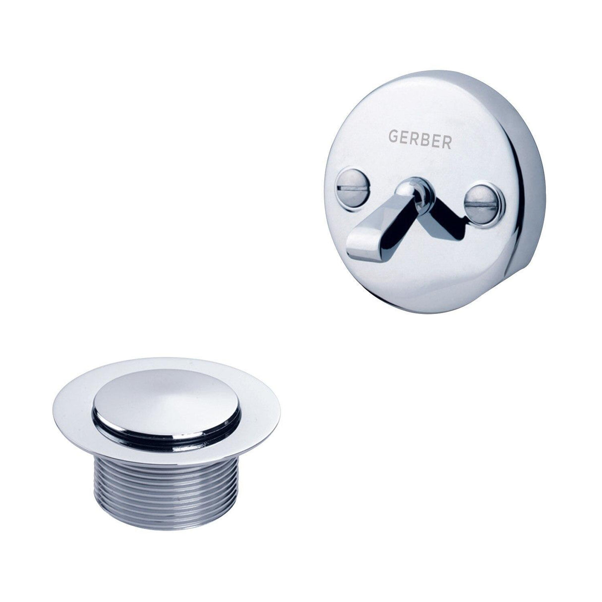 Gerber G0086853BS Satin Black Classics Pop-up Drain Trim Kit