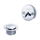 Gerber G0086853BS Satin Black Classics Pop-up Drain Trim Kit