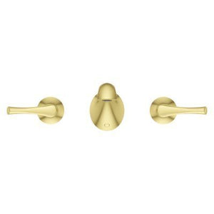 Pfister Brushed Gold 2-handle Wall Mount Bathroom Faucet LG49-RH4BG