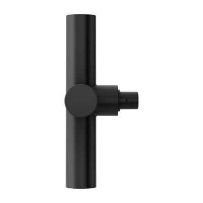 Pfister Matte Black Single Cross Handle for Slide Bar Kit HHL-G16TNTB