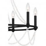 Quoizel BGA5021MBK Brigitta Chandelier 6 lights matte black Chandelier