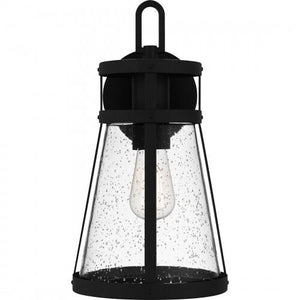 Quoizel BAB8408MBK Barber Outdoor wall 1 light matte black. Outdoor Lantern