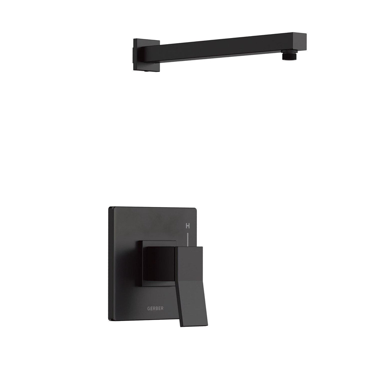 Gerber D500519LSBSTC Satin Black Avian Shower-only Trim Kit, Without Showerhead
