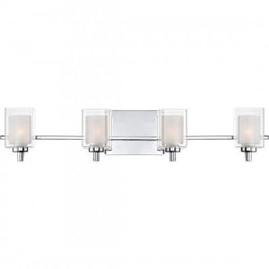 Quoizel KLT8604CLED Kolt Led bath fixture 4 light polished chrome Bath Light