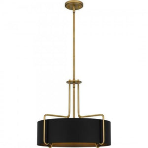 Quoizel QP5596AB Quoizel Pendant Pendant 4 lights aged brass Pendant