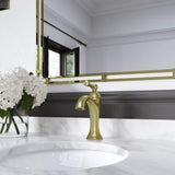 Tisbury Single Handle Lavatory Faucet in Brushed Gold