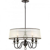 Quoizel CRY5005PN Ceremony 5 light chandelier palldn brnz Chandelier