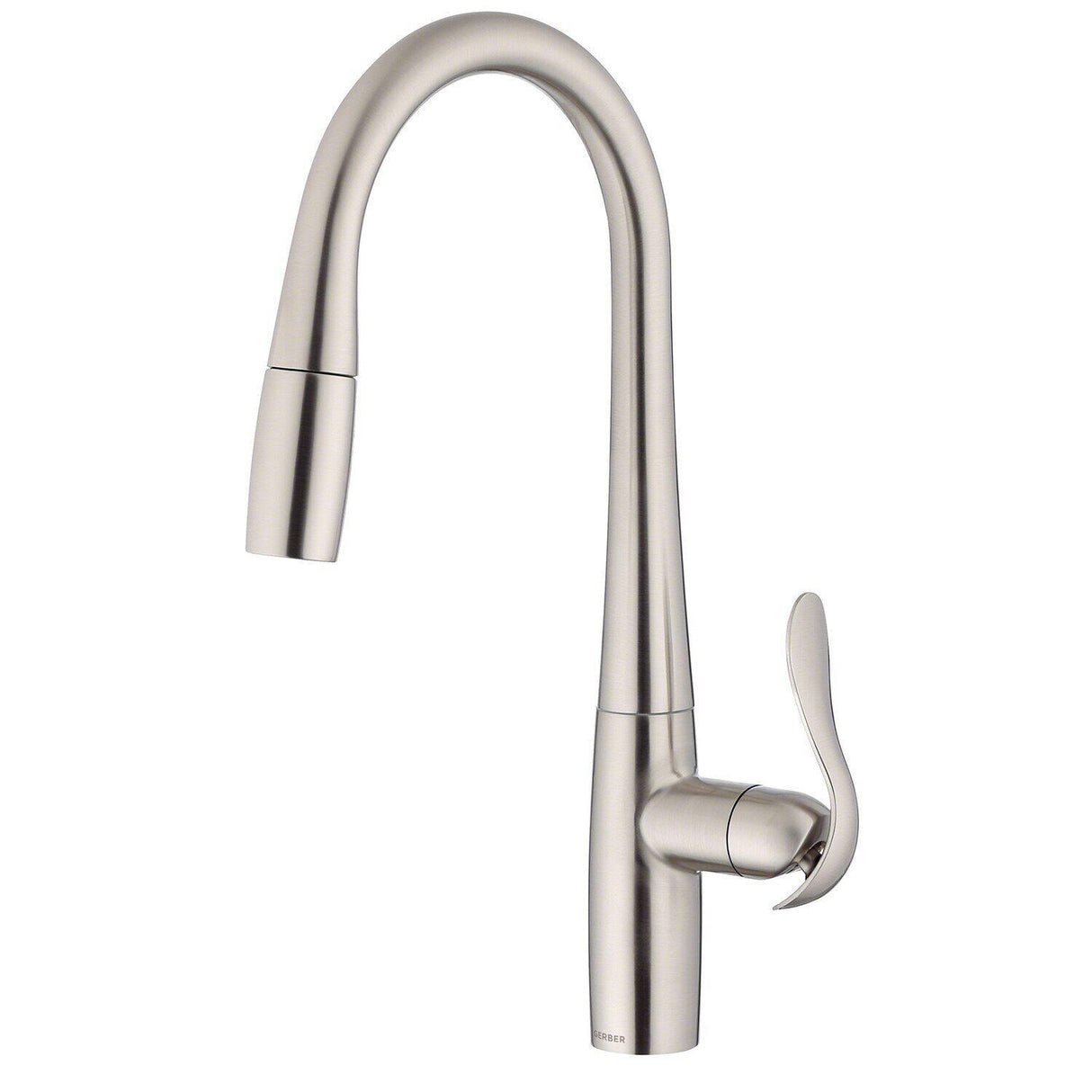 Gerber D454012BS Selene Single Handle Pull-down Kitchen Faucet - Satin Black