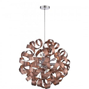 Quoizel RBN2823SG Ribbons Pendant satin copper  23"d Pendant