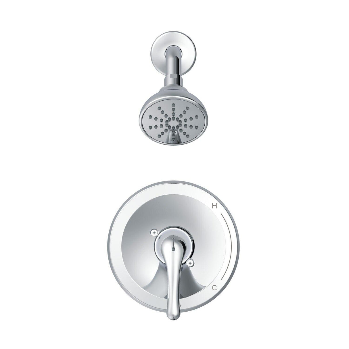 Gerber G00G9316TC Chrome Maxwell Single Handle Shower Only Trim Kit & Treysta C...