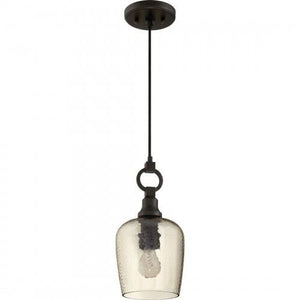 Quoizel CKKD1507WT Kendrick Mini pendant wstrn brnz  7"d Mini Pendant