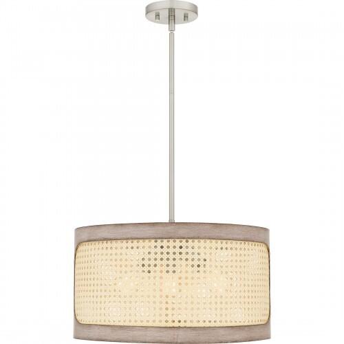 Quoizel SYA2818BN Syrah Pendant 3 lights brushed nickel Pendant
