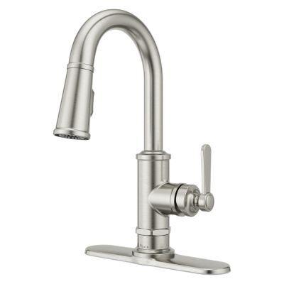 Pfister Stainless Steel 1-handle Pull-down Bar/prep Kitchen Faucet