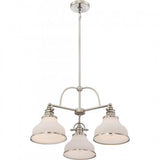 Quoizel GRT5103BN Grant Dinette  chandelier brsh  nikl 3lts Chandelier